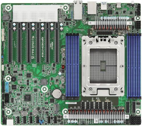 Asrock Rack Motherboard AMPONED8-2T/BCM CEB Single-Socket AmpereOne® Processor Server Board | Supports 6X PCIe 5.0 x16, 8X DDR5 DIMM, Dual 10GbE LAN, 2X MCIO (PCIe 5.0 x8), 1x PCIe 5.0 M.2 in Kuwait