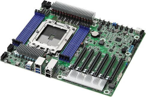 Asrock Rack Motherboard AMPONED8-2T/BCM CEB Single-Socket AmpereOne® Processor Server Board | Supports 6X PCIe 5.0 x16, 8X DDR5 DIMM, Dual 10GbE LAN, 2X MCIO (PCIe 5.0 x8), 1x PCIe 5.0 M.2 in Kuwait