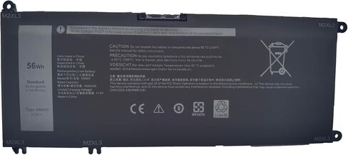 4WN0Y Laptop Battery Replacement for Dell Inspiron 13 7779 7778 7577 7353 Series 4WNOY 04WN0Y G4MX4 JYFV9 M245Y 9P3NW 4WN0Y 4ICP5/57/79 [15.2V 56Wh] in Kuwait