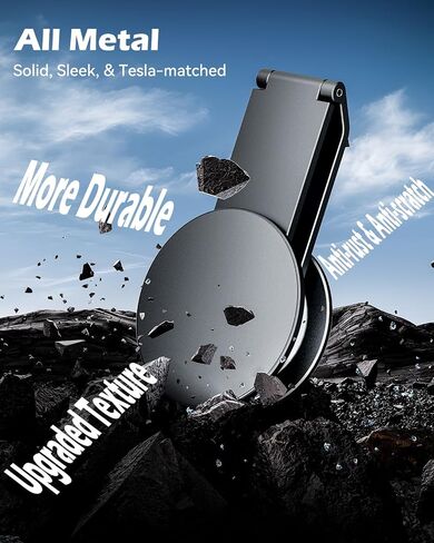 Tesla Phone Mount for Model 3/Y/S/X/Cybertruck, Magnetic MagSafe Car Holder in Kuwait