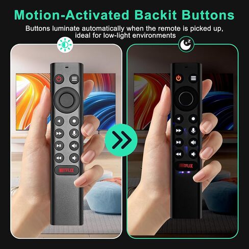 P3700 Replacement Backlit Voice Remote Control Compatible with NVIDIA Shield Android TV & Shield Android TV Pro 4K HDR Streaming Player, Customizable Menu Buttons, Motion-Activated,and IR Function. in Kuwait