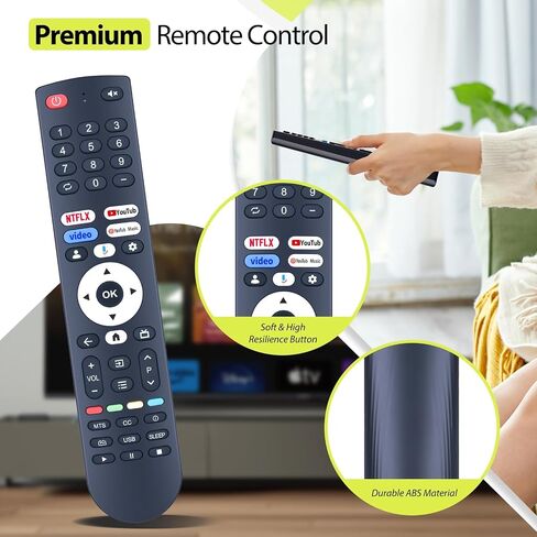 Replacement Voice Remote Control for FPD Canvas Series 4K UHD LED TV CG50-C3 CG55-C1 CG65-C3 CG75-C3 CG43-C3 with Smart Google in Kuwait