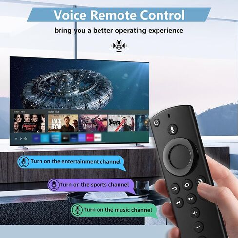Replacement Fire Stick Remote for Fire Smart TV Stick Voice Control, Firestick Lite/ 4K/TV Cube, for Amazon Fire Stick TV Remote Smart TV 3rd gen in Kuwait