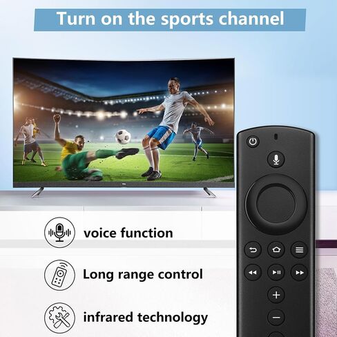 Replacement Fire Stick Remote for Fire Smart TV Stick Voice Control, Firestick Lite/ 4K/TV Cube, for Amazon Fire Stick TV Remote Smart TV 3rd gen in Kuwait