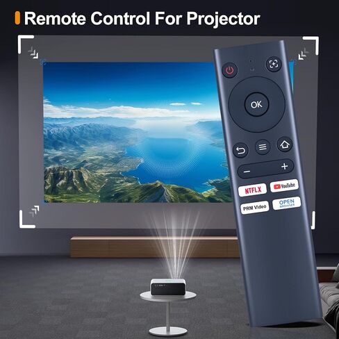 New Replacement Remote Control for Aurzen EAZZE D1 Smart Projector in Kuwait