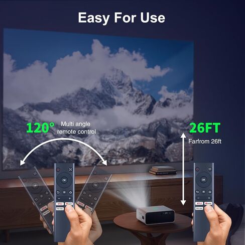 New Replacement Remote Control for Aurzen EAZZE D1 Smart Projector in Kuwait
