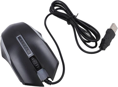 Zyyini Computer Mouse Wired, USB Wired Mouse with 4.9ft Cable 1200 DPI Sensitive Comfortable Grip RGB Optical Computer Mouse Right or Left Hand Use for Laptop, Chromebook, PC, Desktop, in Kuwait