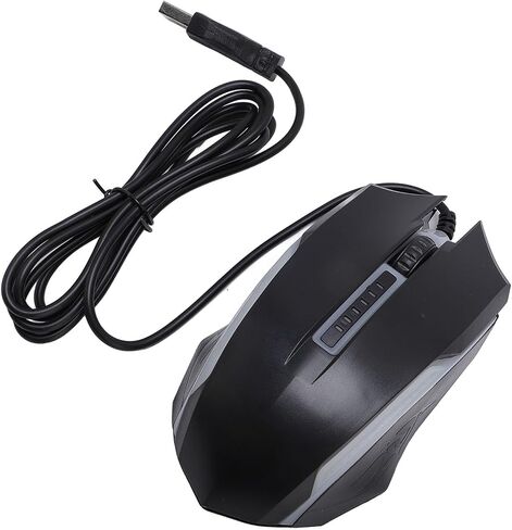 Zyyini Computer Mouse Wired, USB Wired Mouse with 4.9ft Cable 1200 DPI Sensitive Comfortable Grip RGB Optical Computer Mouse Right or Left Hand Use for Laptop, Chromebook, PC, Desktop, in Kuwait