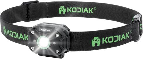 Kodiak 1000 Lumen مصابيح الأمامية القابلة لإعادة الشحن-مصابيح رأس LED مع تركيز الضغط على الدفع ، 3 أوضاع ، المصباح الأمامي القابل لإعادة الشحن ، إمالة قابلة للتعديل ، مصابيح الرأس للجبهة in Kuwait