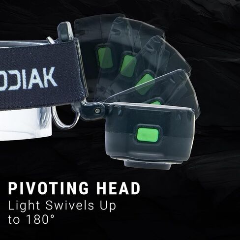 Kodiak 1000 Lumen مصابيح الأمامية القابلة لإعادة الشحن-مصابيح رأس LED مع تركيز الضغط على الدفع ، 3 أوضاع ، المصباح الأمامي القابل لإعادة الشحن ، إمالة قابلة للتعديل ، مصابيح الرأس للجبهة in Kuwait