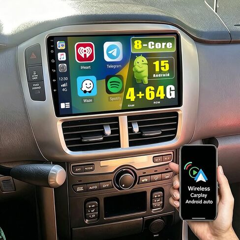 2+64GB Android 15 Car Stereo for Honda Pilot 2006-2008 in Saudi Arabia