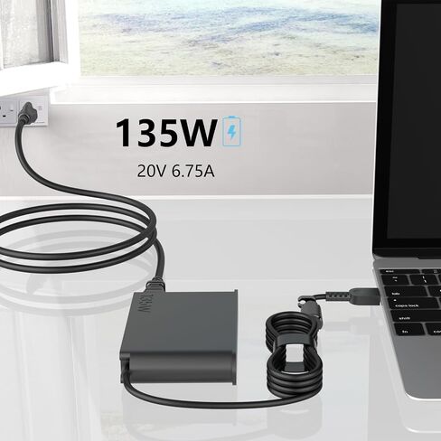 135W Charger Compatible with Lenovo ThinkPad T470P T540P W540 W541 Laptop in Kuwait