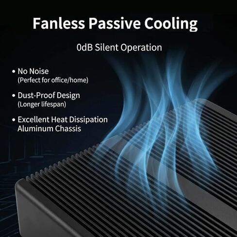 Firewall Mini PC, Intel J1900 4-Port i210 Router, 4GB RAM 64GB SSD in Kuwait