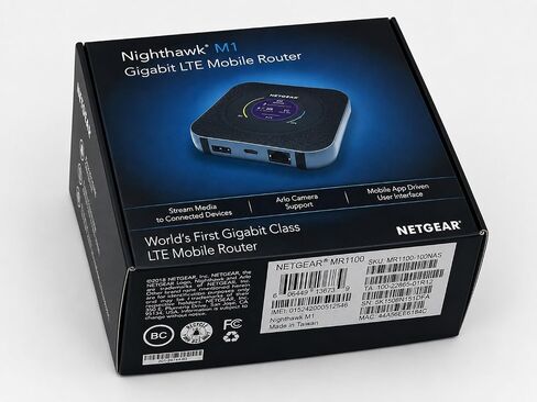 Netgear Nighthawk MR1100 4G LTE Mobile Hotspot Router (AT&T GSM Unlocked)(Steel Gray) in Kuwait