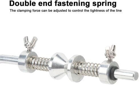 Spooler with Suction Cup - Aluminum Alloy Adjustable Reel Winding Tool for Spinning & Casting Reels, Portable Spooling Station System (16cm/6.3in)‌ in Kuwait