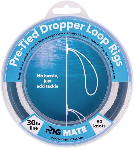 Rig Mate Pre-Tied Dropper Loop Rigs. Fishing Line Spool. in Kuwait