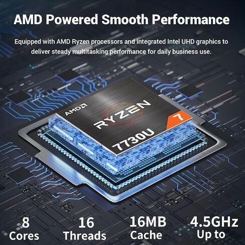 Lenovo V14 FHD AMD Ryzen 7 7730U Business Laptop, 16GB DDR4 + 512GB SSD in Kuwait
