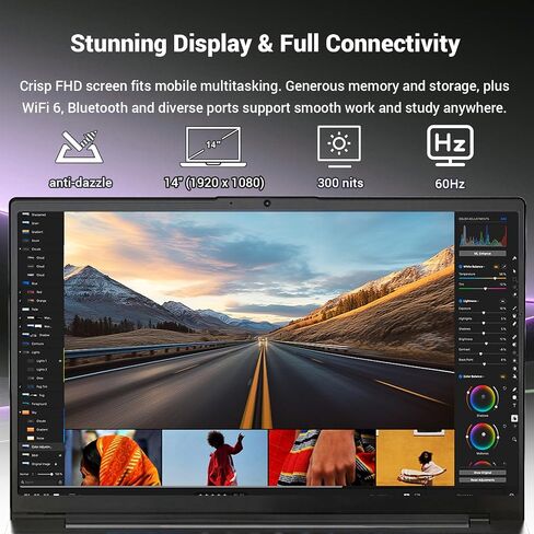 Lenovo V14 FHD AMD Ryzen 7 7730U Business Laptop, 16GB DDR4 + 512GB SSD in Kuwait