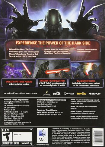 Star Wars The Force Unleashed: Ultimate Sith Edition - Mac in Kuwait
