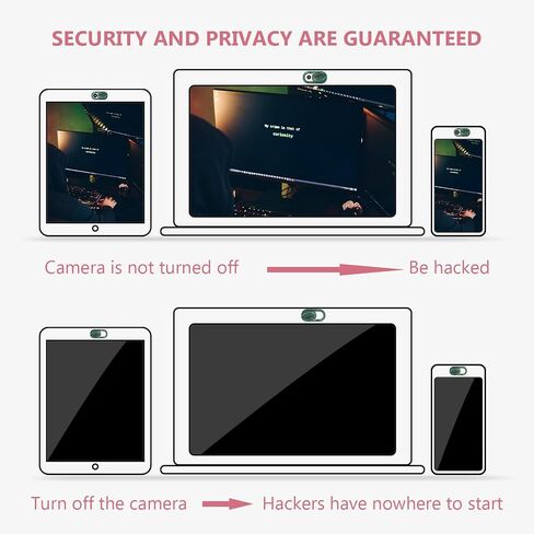 3pcs Laptop Webcam Sliding Cover Set, Plastic Camera Lens Protectors in Kuwait