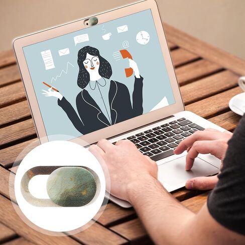 3pcs Laptop Webcam Cover Plastic Sliding Privacy Protectors in Kuwait