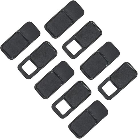 OUNONA 9pcs Metal Webcam Cover Privacy Slider for Laptop Phone Tablet, Oval Shaped Camera Cover with Good Toughness and Compact Design for Webcam Protection in Kuwait