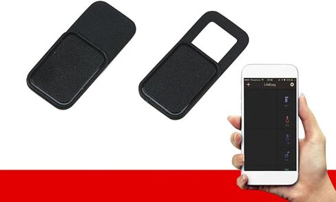OUNONA 9pcs Metal Webcam Cover Privacy Slider for Laptop Phone Tablet, Oval Shaped Camera Cover with Good Toughness and Compact Design for Webcam Protection in Kuwait