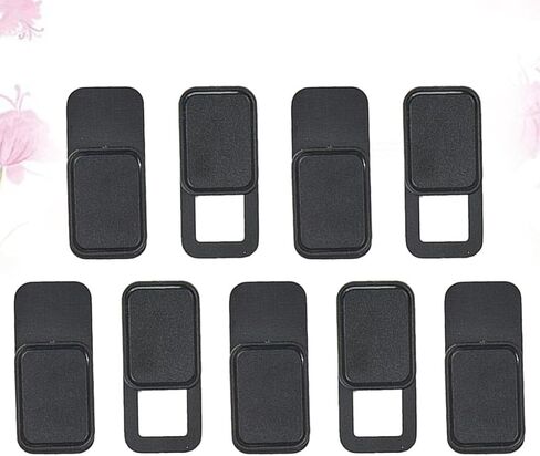 OUNONA 9pcs Metal Webcam Cover Privacy Slider for Laptop Phone Tablet, Oval Shaped Camera Cover with Good Toughness and Compact Design for Webcam Protection in Kuwait