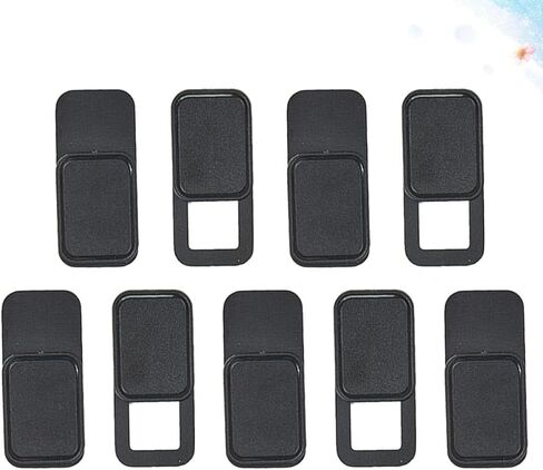 OUNONA 9pcs Metal Webcam Cover Privacy Slider for Laptop Phone Tablet, Oval Shaped Camera Cover with Good Toughness and Compact Design for Webcam Protection in Kuwait