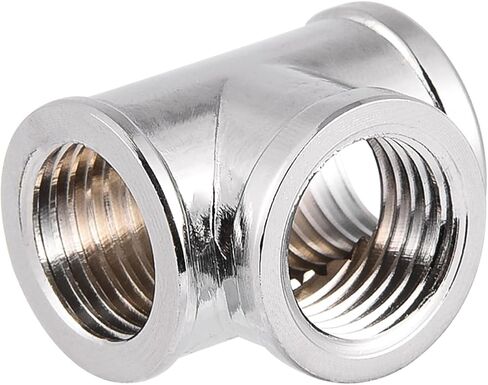 Plated G1/4 Thread 3 Way T Shape Water Fitting Splitter for PC in Kuwait