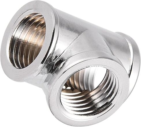 Plated G1/4 Thread 3 Way T Shape Water Fitting Splitter for PC in Kuwait