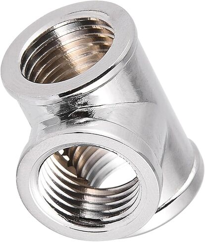 Plated G1/4 Thread 3 Way T Shape Water Fitting Splitter for PC in Kuwait