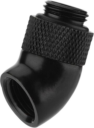 360-Degree Rotation Fitting, Premium Black G1/4" Thread Adapter in Kuwait
