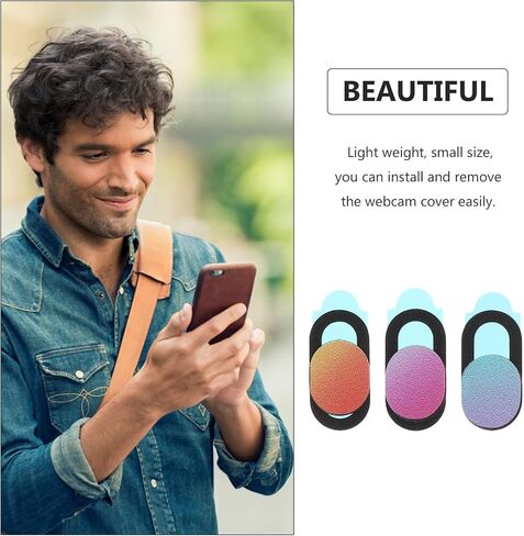 3pcs Computer Camera Privacy Caps for Laptop and Tablet ABS in Kuwait