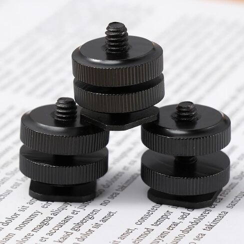 10 Pcs Camera Hot Shoe Mount Adapter with 1/4 Inch Screw in Kuwait