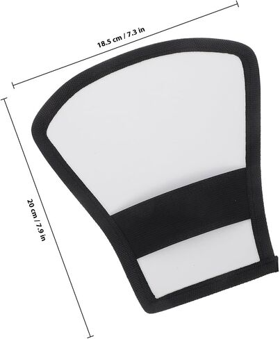 Silver White Flash Diffuser Reflector for Speedlight, Two Sides in Kuwait