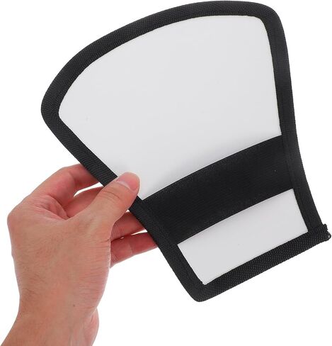 Silver White Flash Diffuser Reflector for Speedlight, Two Sides in Kuwait
