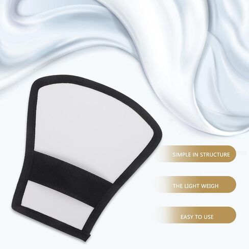Silver White Flash Diffuser Reflector for Speedlight, Two Sides in Kuwait