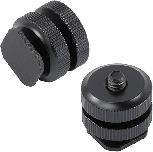 Hot Shoe Adapter with 1/4 Inch Screw 10 Pcs Aluminum Alloy Mount in Kuwait