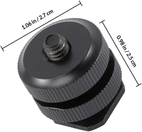 Hot Shoe Adapter with 1/4 Inch Screw 10 Pcs Aluminum Alloy Mount in Kuwait