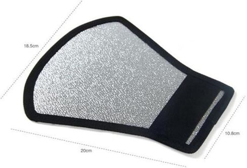 Universal Flash Diffuser Reflector Silver White for Speedlights 2pcs in Kuwait