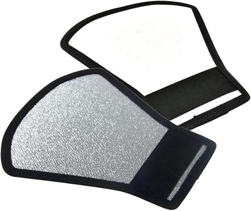 Universal Flash Diffuser Reflector Silver White for Speedlights 2pcs in Kuwait