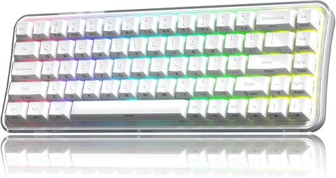 Womier Mechanical Wireless Bluetooth Keyboard, 60% Creamy Gaming Keyboard in Kuwait