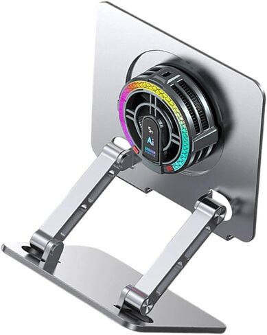 Aluminum Tablet Cooling Stand with Attachment Efficient Heat Reduction for Extended Work Efficient Heat Dissipation Tablet Stand in Kuwait