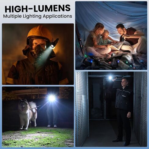 Rechargeable LED Flashlights High Lumens, 99,000 Lumen Super Bright Flashlight with 7 Modes & Waterproof, Powerful USB Rechargeable Handheld Flash Light for Camping Home in Kuwait