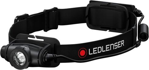 Ledlenser, H5R Core Rechargeable Headlamp, 500 lumens, Advanced Focus System, Constant Light Output, Dimmable, Magnetic Charge System, Dustproof, Waterproof, Connecting System in Kuwait