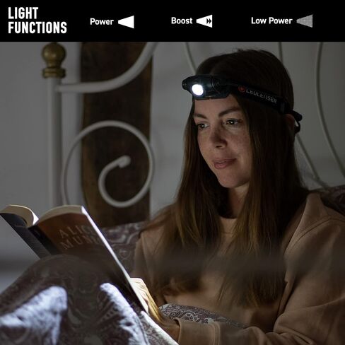 Ledlenser, H5R Core Rechargeable Headlamp, 500 lumens, Advanced Focus System, Constant Light Output, Dimmable, Magnetic Charge System, Dustproof, Waterproof, Connecting System in Kuwait
