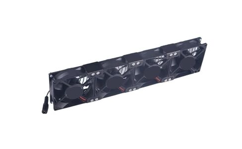 4-Pack 80mm X 25mm High-Speed Cooling Fans with Speed Controller in Kuwait