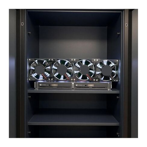 4-Pack 80mm X 25mm High-Speed Cooling Fans with Speed Controller in Kuwait