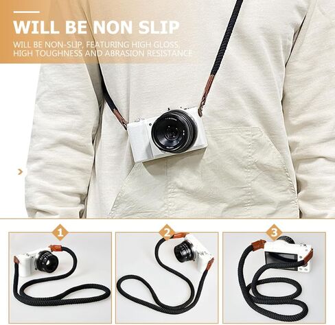 2pcs Camera Cotton Neck Shoulder Strap Belt for Rangefinder Cameras in Kuwait